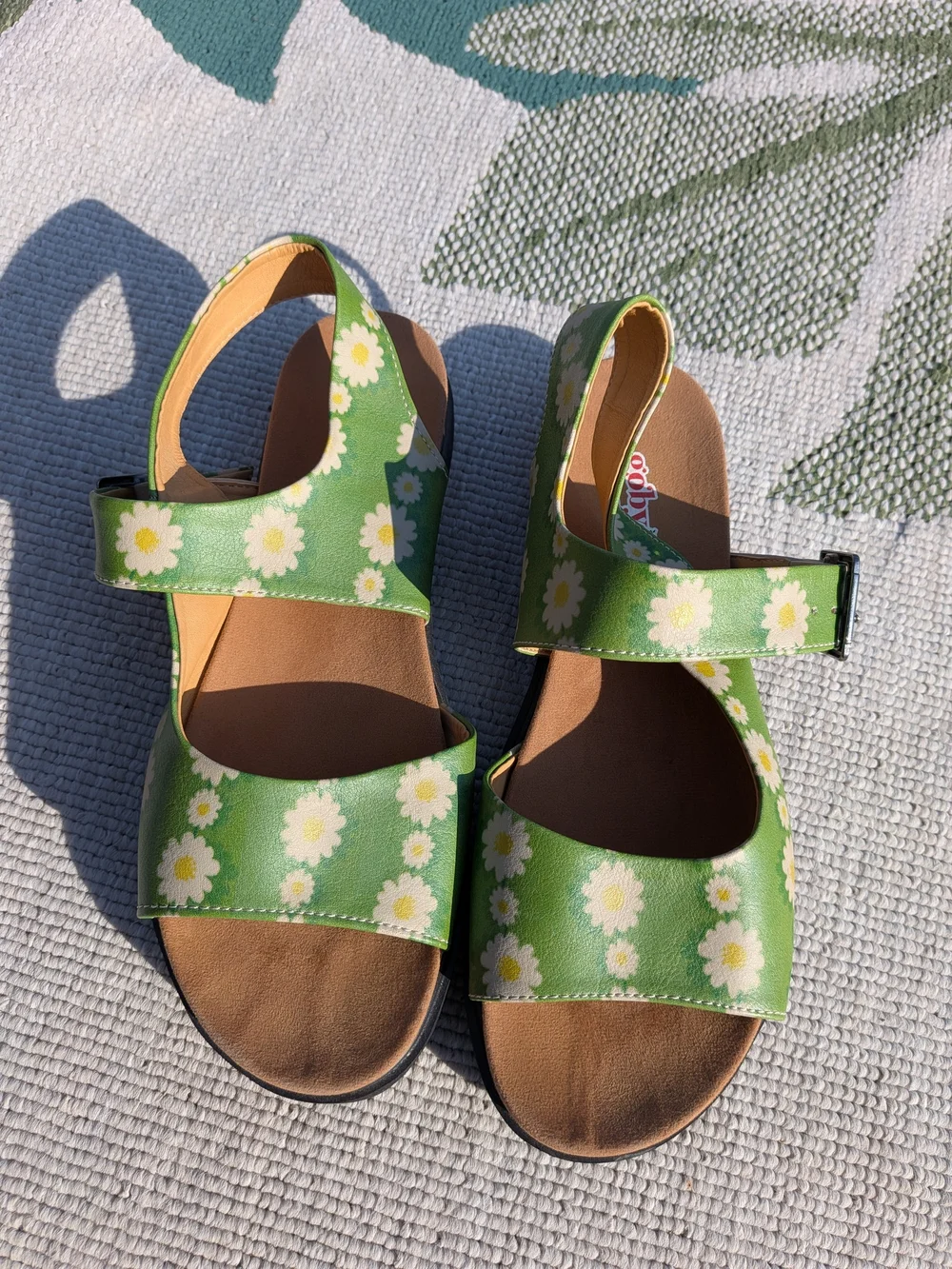 Goby green pattern footbed